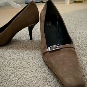 Brown Gucci Heels